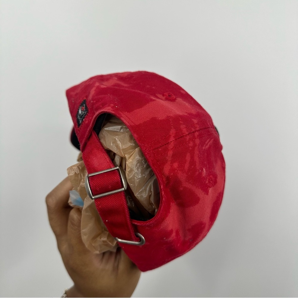 NC State Wolfpack Custom Upcycled Bleached Dad Hat OS - Picture 4 of 7